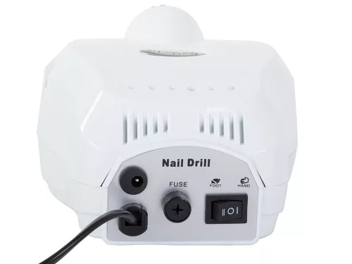 Manikűr pedikűr körömmaró + 65 w-os professzionális fúrófejek otthoni használatra fehér