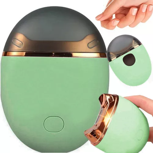 Elektromos körömvágó, marógép, trimmer, reszelő, usb zöld