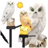SOLAR LED OWL KERTI LÁMPA NAGY KERTI LÁMPA KERTI DEKORÁCIÓ