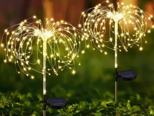 SOLAR LED KERTI LÁMPA Tündérfény nyárson a kertbe