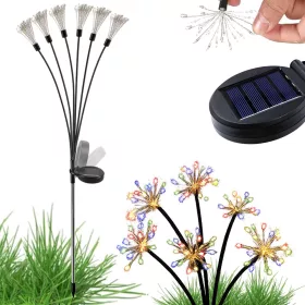 SOLAR LED KERTI LÁMPA Tündérfény, 2 db