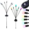 SOLAR KERT LÁMPÁK GYÖNGYÖK 2 DARAB 6 RGB LED LÁMPÁVAL HOSSZ 70 CM