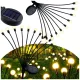 Solar kert lámpák gyöngyök 2 darab, minden egyik 10 led lámpával, 70 cm hosszú