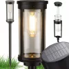 Solar kert lámpa led oszlop kerti díszítéshez meleg szín