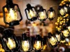 SOLAR LED KERTI LÁMPÁK FÜZÉR LÁMPÁSOK ERkéLYEKHEZ TERASZOKHOZ DEKORATÍV