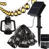 SOLAR LED KERTI LÁMPÁK FÜZÉR LÁMPÁSOK ERkéLYEKHEZ TERASZOKHOZ DEKORATÍV