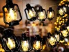 SOLAR LED KERTI LÁMPÁK FÜZÉR LÁMPÁSOK ERkéLYEKHEZ TERASZOKHOZ DEKORATÍV