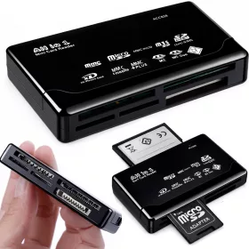   MEMÓRIAKÁRTYA OLVASÓ FÉNYKÉPEZŐGÉPHEZ USB MULTI CF SD MICRO SD XD MS MMC