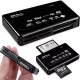 MEMÓRIAKÁRTYA OLVASÓ FÉNYKÉPEZŐGÉPHEZ USB MULTI CF SD MICRO SD XD MS MMC