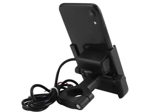Állítható motoros telefontartó usb-töltővel kezelőkészülékhez
