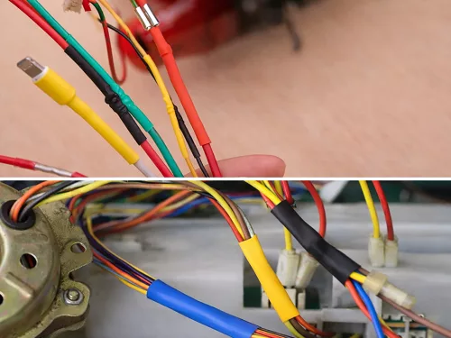 Hőzsugorcső kábelszigeteléshez szorítók hüvelyek szett 348 szín