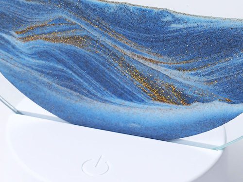 3d homok lámpa mozgó dinamikus homok dekoratív asztali usb led rgb