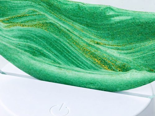 3d homok lámpa mozgó dinamikus homok dekoratív asztali usb led rgb zöld