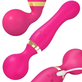  Elektromos kézi vibráló testmasszírozó mély izomlazításhoz pink