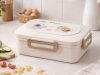 Ebéddoboz reggelidoboz reggeli tárolórekeszes ebédlődoboz evőeszközök