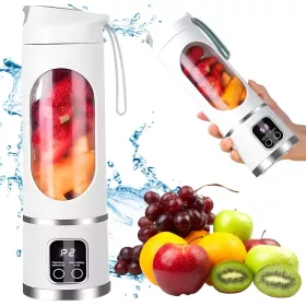   Cup blender vezeték nélküli usb hordozható mini smoothie blender fehér
