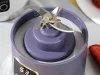 Cup blender vezeték nélküli usb hordozható mini smoothie blender lila