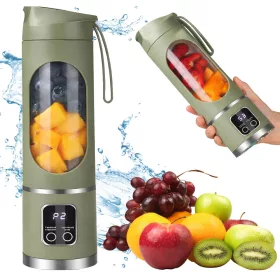   Cup blender vezeték nélküli usb hordozható mini smoothie blender zöld