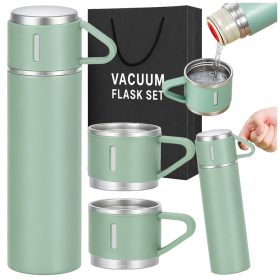 400 ml-es termosz, 3 csészés, rozsdamentes acélból