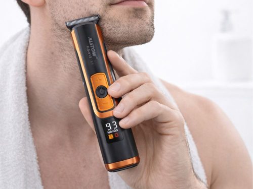 Borotva, szakállvágó, hajvágó, USB-s hajvágógép, csatlakozófejekből álló készlet