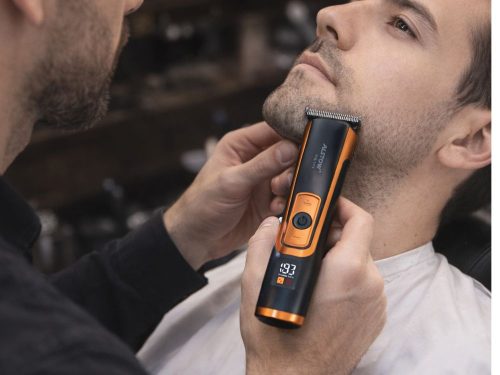 Borotva, szakállvágó, hajvágó, USB-s hajvágógép, csatlakozófejekből álló készlet