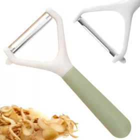   Zöldség- és gyümölcs-hámozó, kettős pengével, ergonómikus kialakítású hámozó és kaparó