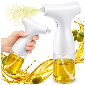   OLAJ ÉS ECET-PERMETEZŐ, ELEKTROMOS ADAGOLÓ, 200 ml-es ÜVEGPERMETEZŐ fehér
