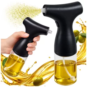   OLAJ ÉS ECET-PERMETEZŐ, ELEKTROMOS ADAGOLÓ, 200 ml-es ÜVEGPERMETEZŐ fekete