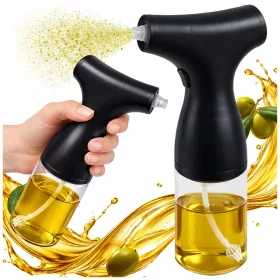   OLAJ ÉS ECET-PERMETEZŐ, ELEKTROMOS ADAGOLÓ, 200 ml-es ÜVEGPERMETEZŐ fekete