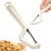 Zöldség- és gyümölcshámozó, kettős pengével, ergonómikus kialakítású kaparó