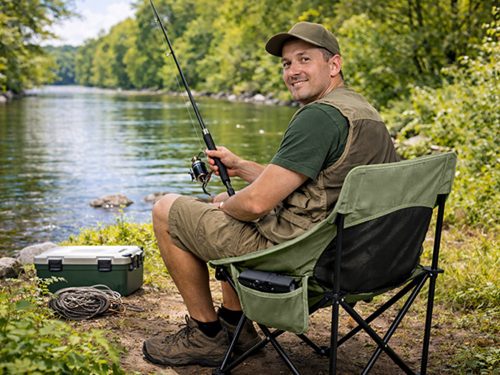 Összecsukható túra-horgászszék halászathoz, horgászszék, hordtáska