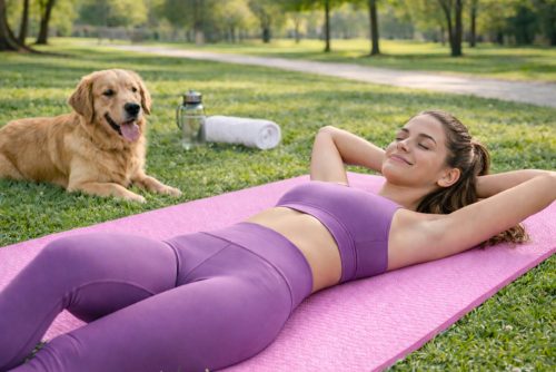 Jóga pilates fitness torna szőnyeg 180 cm vastag rózsaszín