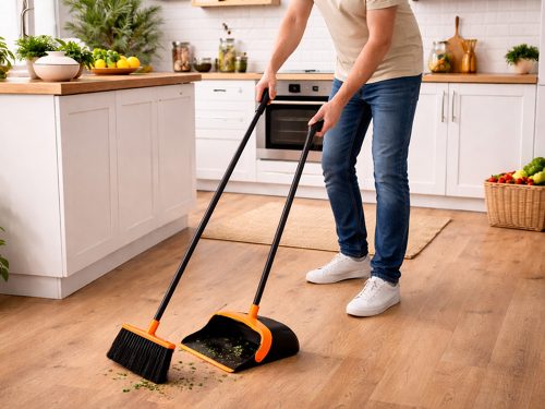 Seprű, kefe, seprűkészlet, seprűlapát, 2 az 1-ben takarítóeszköz