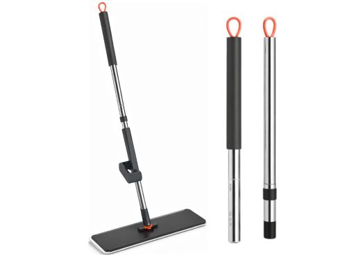 Lapos mikroszálas törlőkendő, teleszkópos, forgatható, nedvszívó, padlóhoz