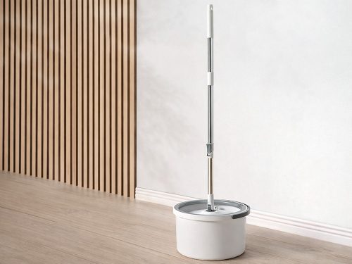 360°-ban forgó felmosófej, vödör, 2 db mikroszálas betét és lefolyó