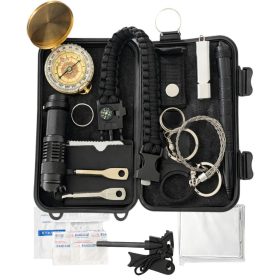   35 az 1-ben túlélőcsomag – katonai és túrázási alapfelszerelés tokban