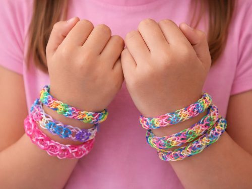 XXL karkötőkészlet 6800 gumiszalaggal, 22 színben, Krosno ajándék