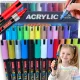 Set de piață acrilic 24 piese set impermeabil