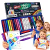 Markere magice care își schimbă culoarea, set creativ cu 25 de piese