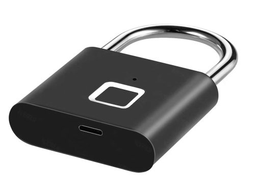 Ujjlenyomat-felismeréses, betörésbiztos, vízálló lakat bőröndhöz és szekrényhez