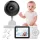 Monitor electronic pentru bebeluși, cameră cu microfon, mod nocturn live, cântece de leagăn LCD, parte, fapt