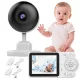 Monitor electronic pentru bebeluși, cameră cu microfon, mod nocturn live, cântece de leagăn LCD, parte, fapt