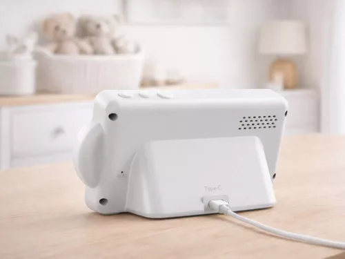Monitor electronic pentru bebeluși, cameră cu microfon, mod nocturn live, cântece de leagăn LCD, parte, fapt