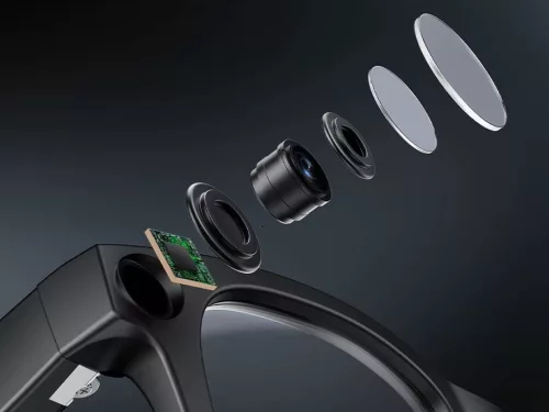 Intelligens ai-szemüveg full hd-kamerával, diktálóval, bluetooth-kapcsolattal és fordítófunkcióval v2