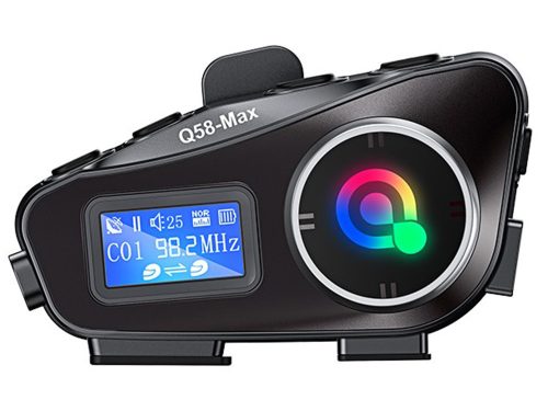 Q58max bluetooth motoros interkom motorosok számára rádiókonferencia