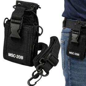 Övre szerelhető rádiós adóvevő tok vállpánttal