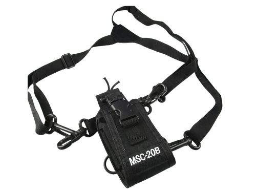 Övre szerelhető rádiós adóvevő tok vállpánttal