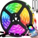 Vízálló 3m rgb led-szalag bluetooth-os, alkalmazással és távirányítóval vezérelhető