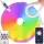 Neon led-szalag 5 m rgb bluetooth alkalmazás távirányító vízálló rugalmas