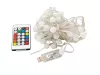 SZÍNES USB RGB LED-LÁMPÁK, ALKALMAZÁS, TÁVIRÁNYÍTÓ, ÜNNEPI DÍSZGÖMBÖK